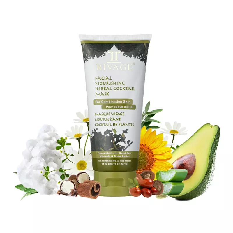 RIVAGE masque visage nourissant cocktail de plantes 