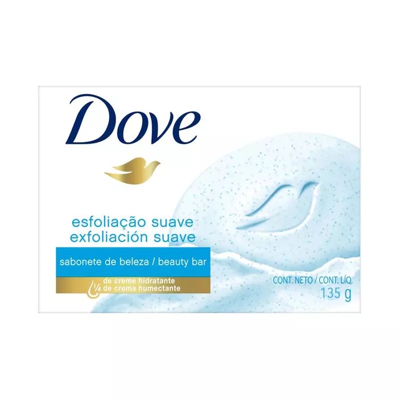 DOVE Pain de toilette exfoliant doux