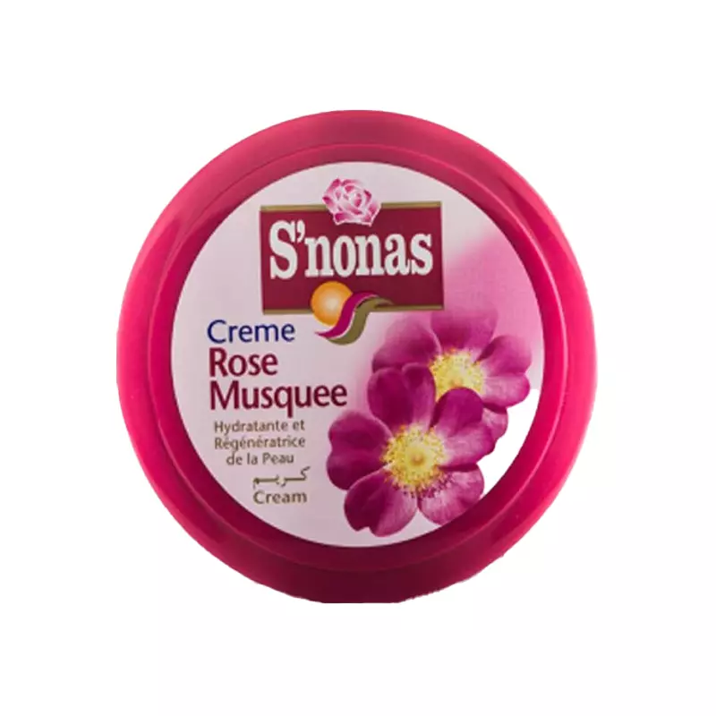 S'NONAS Crème hydratante à la rose musquée