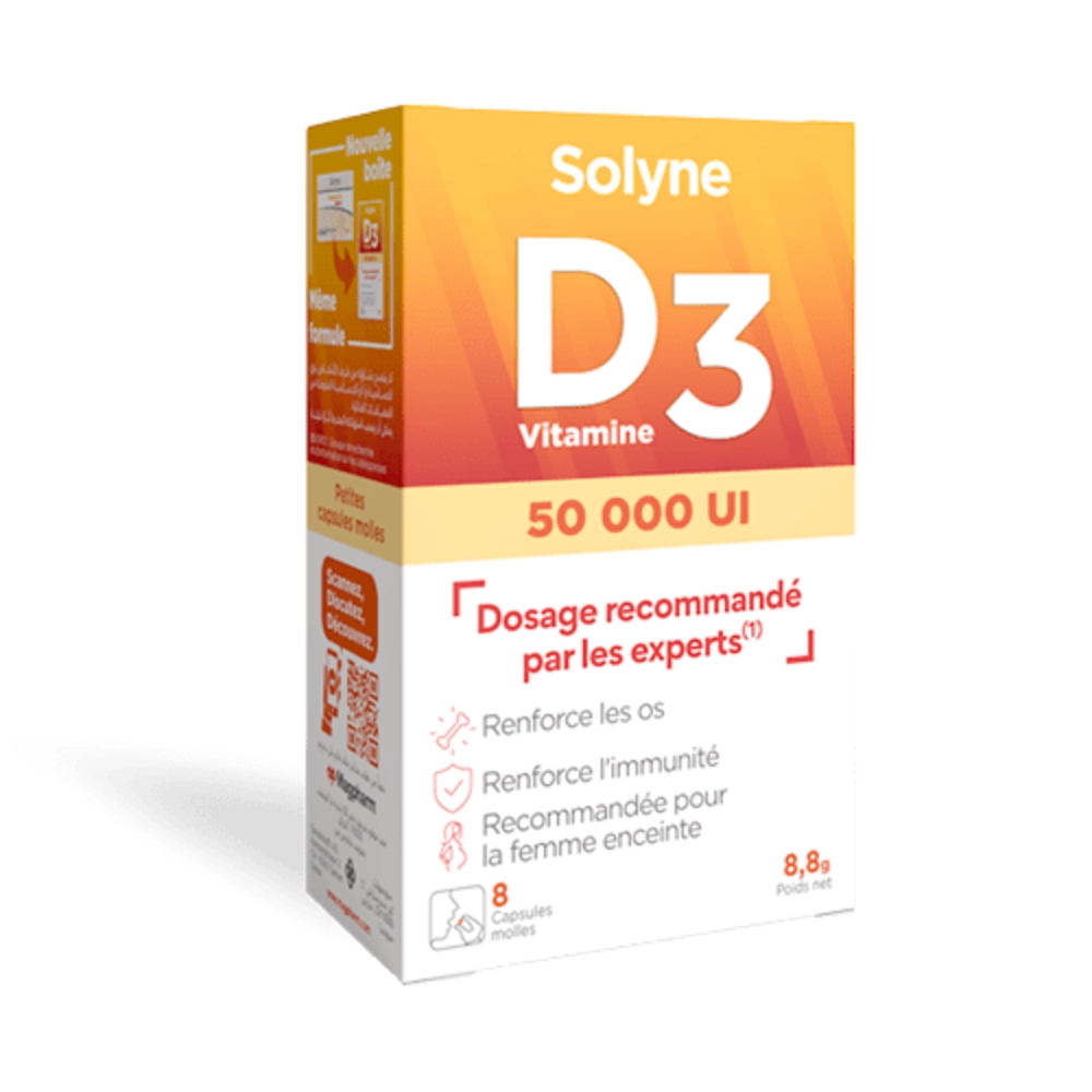 Solyne Vitamine D3 50000 IU