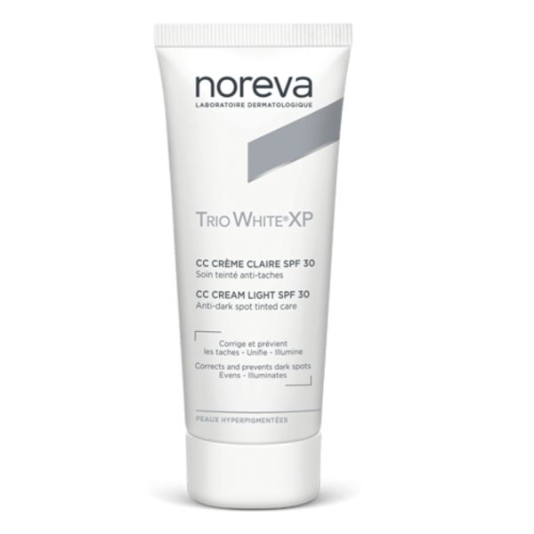NOREVA TRIO WHITE XP CC Crème Soin Teinté Anti-Taches SPF30 Teinte Claire